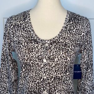 NWT Lucky Brand Pointelle Long Sleeve Pullover